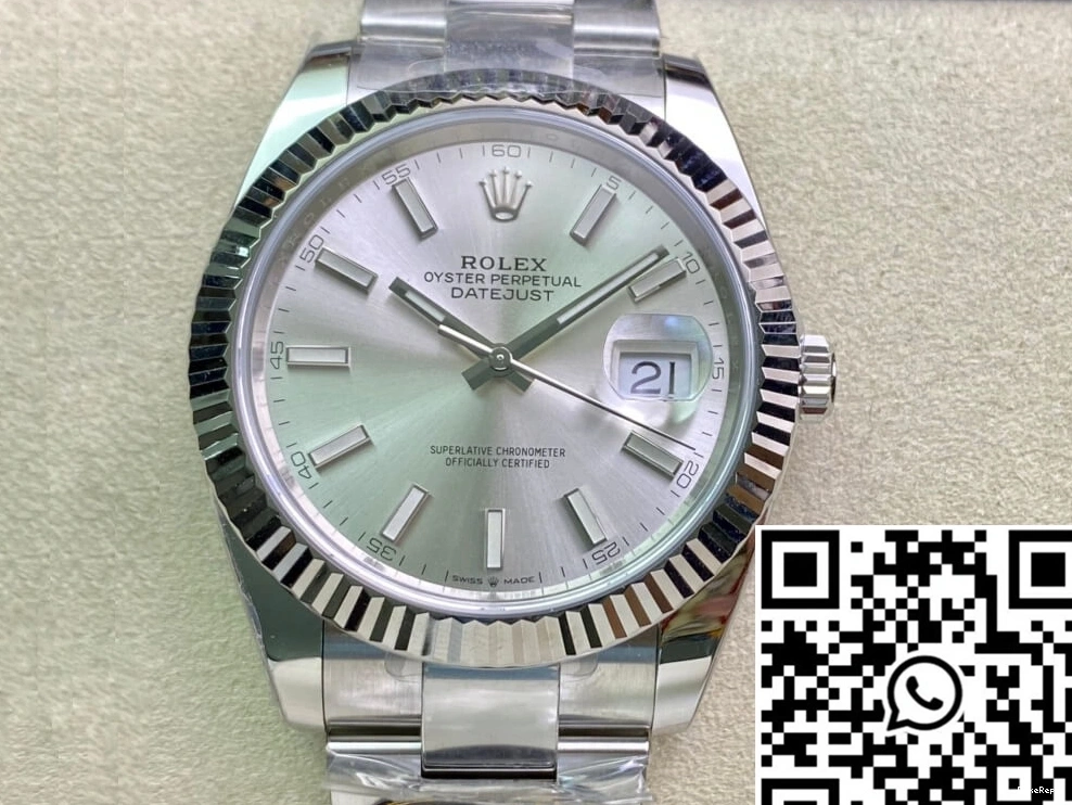 Datejust Dial Silver M126334-0003 Rolex Clean Factory 0501